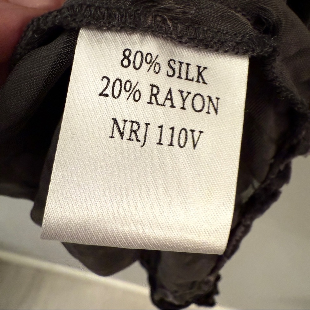 Olive Silk Sheer Kimono by Winter Kate - Picture 4 of 8